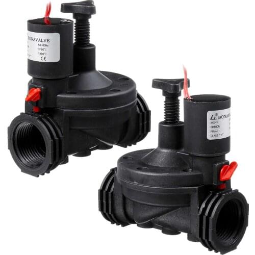 Newest 1'' Industrial Irrigation Valve 12V/24V AC Solenoid Valves Garden Controller for Garden Yard Garden Water Timers