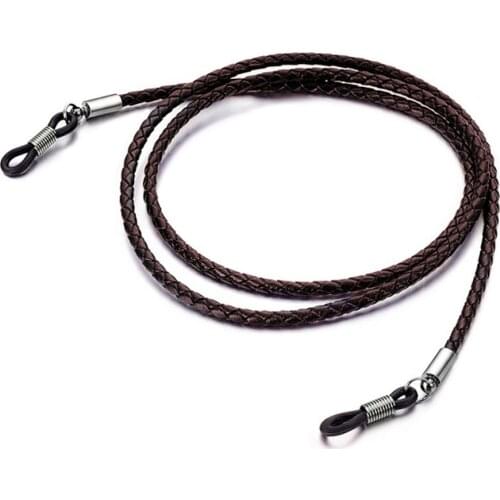 New Glasses Strap Fashion Sunglasses Chain Braid Leather Spectacle Rope Lanyard Accessories