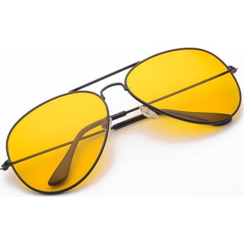 Aluminum-Magnesium Car Drivers Night Vision Goggles Anti-glare Polarizer Sunglasses Polarized Driving Glasses