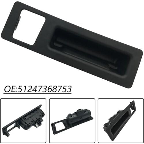 51247368753 tapa de maletero para coche compatible con el interruptor para BMW F10 F11 F48 F25 F26 F15 F16 pulsador