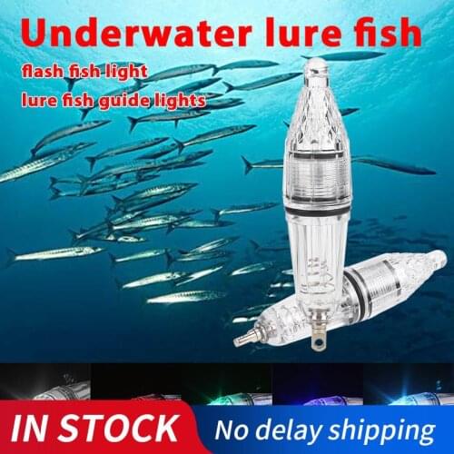 Deep Drop Fishing Light Multi Color Underwater Fish Attracting Indicator Lure LED Fishing Flash Light Bait Dropshipping