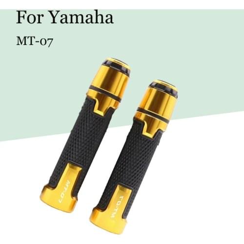 Applicable to Yamaha MT-07 Modified Grip Sets CNC Rubber Plug Type Rubber Gloves Car Grip Accessories