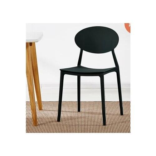 Simple modern dining chair fashion casual backrest plastic home balcony outdoor desk chair