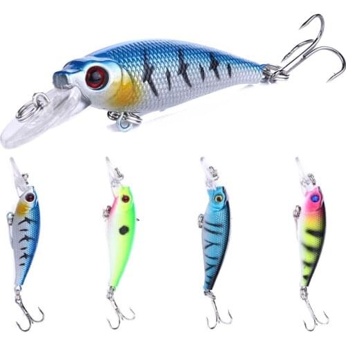Fishing Lure 5cm 4.7g topwater Floating l Minnow Hard Baits 3D Eyes small Crankbait wobblers Fishing lures Bass