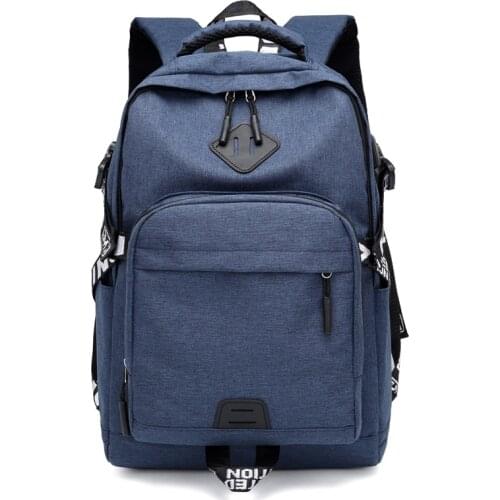 New Backpack Rechargeable Computer Bag Oxford Cloth Outdoor Sports Travel Large Capacity Backpack Bag Canvas Backpack Men