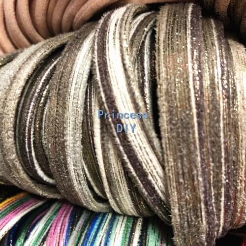 5 M/Lot Jewelry Making Findings Cord 10mm Light Coffee Ribbon String Bright Silk Multico Rope Bias DIY Bracelet Chocker Craft