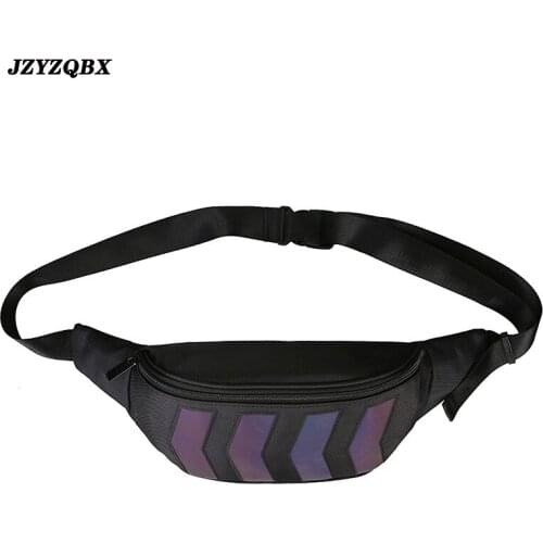 Luminous Waist Pack Hip Hop Street One Shoulder Diagonal Package 2020 New Mens And Womens Lovers Chest Bags Fashion Banana Bag
