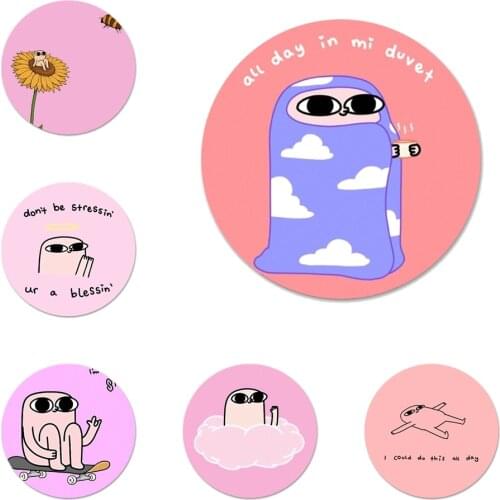 Syrupy beans amazing aesthetic pattern Badge Brooch Pin Accessories For Clothes Backpack Decoration gift 58mm