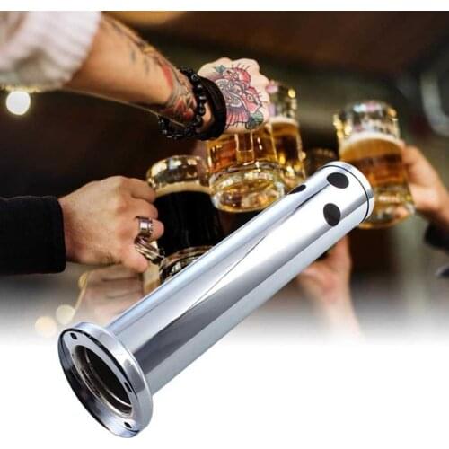 Hign Quality 3" Stainless Steel Adjustable Draft Beer Kegerator Tower Beer Dispenser Tool Beer Column Bar Accessories
