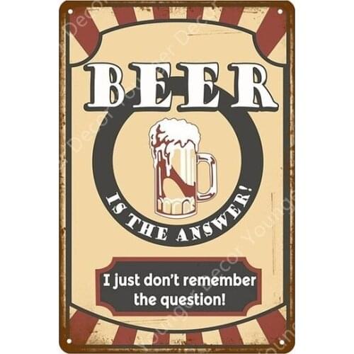 Welcom To The Cabin Decor Drink Beers Wine Cocktail Plaque Vintage Metal Poster Tin Signs Pub Bar Casino Wall Decoration YI-157