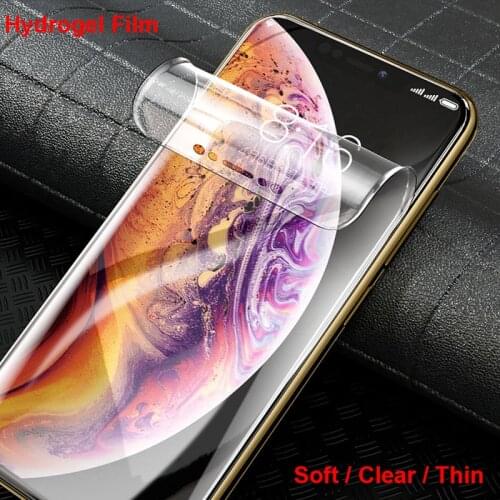 For iPhone x xs max XR 11 Pro SE Screen Protector HD Clear Nano Soft TPU Full Protective Film on iPhone 6 7 8 s plus