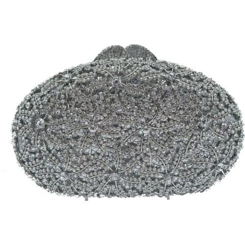 Yellow Crystal Clutches For Women Evening Purse New Arrival Women’s Party Shoulder Handbags Elegant Female Prom Mini Minaudiere