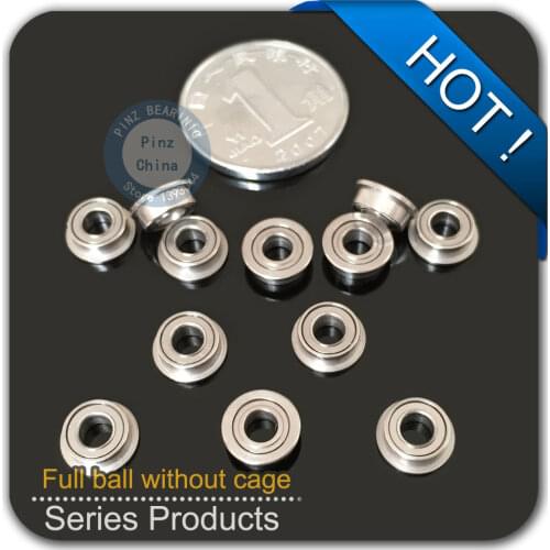 10PCS MF73ZZ LF-730ZZ 3*7*2.5 mm flange bearing Miniature flangebearing Flange Deep Groove Ball Bearing