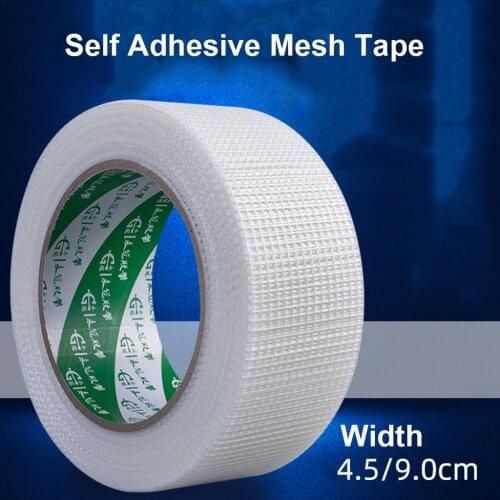 112 FT Self Adhesive Fiberglass Cloth Mesh Tape Fabric Roll For Drywall