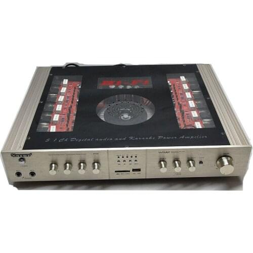 Fever power amplifier 5-channel home power amplifier hifi Bluetooth power amplifier P-728 hifi stage power amplifier