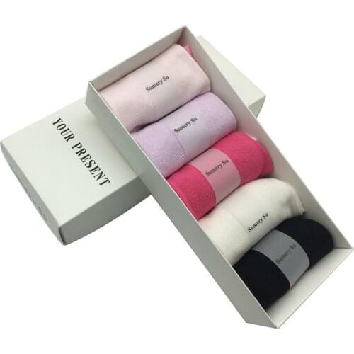 5 Pairs/Lot Cotton Socks Women Candy Solid Color Ankle Casual Short Boat Socks Female Ladies Girl Sweet Gift Hot Sale 2017 New