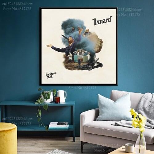 Anderson Paak Poster Rapper Singer Music Album Malibu Miss Right Oxnard Canvas Painting Wall Art Posters and Prints Home Decor