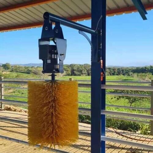 Animal cleaning brush Automatic Electric Cow Cleaning Body Brush/Combs for Dairy Farm Milking Machine cow massage brush roller