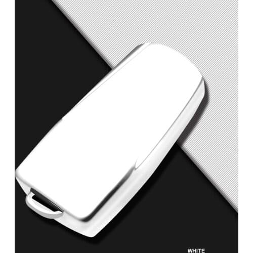 Key Fob Case Button for VW Motor White Car Accessories