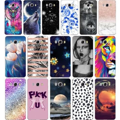 O Phone Case For Samsung Galaxy J5 2016 J510F Soft Silicone TPU Cartoon Protector Cover Cases For Samsung J5 2016 J510 Bumper