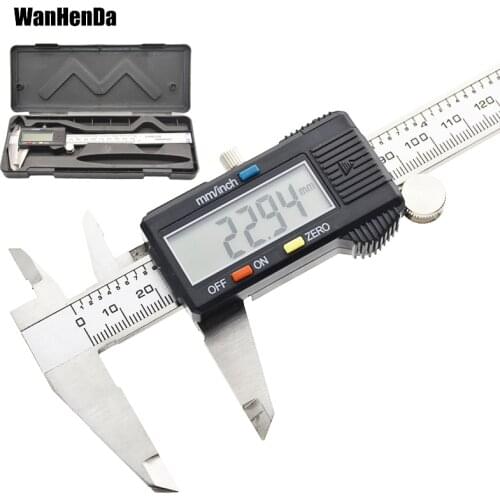0-150mm digital caliper stainless steel electronic caliper metal vernier caliper measurement tool