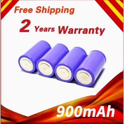 Golooloo 4pcs/lot Li-lon rechargeable battery 18350 3.7V 900mAh high quality for the assembly mobile power, toys, flashlight