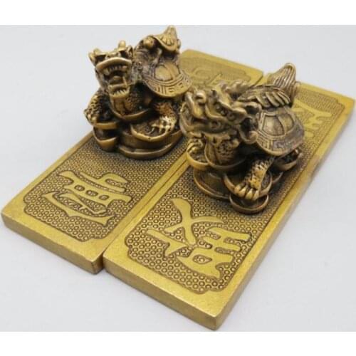 China brass Paper weight small crafts statue