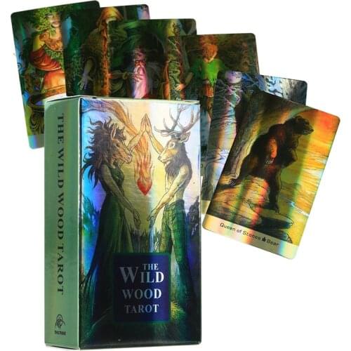 Laser Tarot Card Divination Tarot Card Game Multiplayer Entertainment Solitaire Magic Prop Solitaire Prophecy Tarot