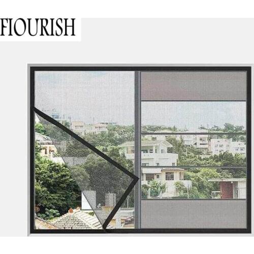 Insect Mosquito Nets Window Screen Anti Mosquito Net Customizable DIY Sizes Polyester Screen Mosquito Bug Room Curtain Mesh