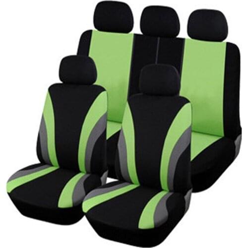 New High Quality Universal Car Seat Cover 9 Set Full Seat Covers for Crossovers Sedans Auto Interior Styling Decoration Protect
