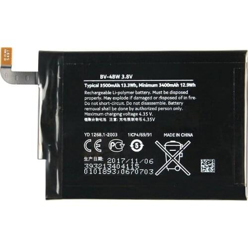 Original BV-4BW phone battery for Nokia Lumia 1520 BV-4BW 3500mAh