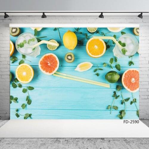 Colorful fruit series, lovely children colorful birthday photos, model photos, advertising display, party photography background