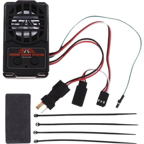 SG-SZ03 Real Engine Sound Simulator with Speaker for 1:10 RC Car Truck Crawler Drift Parts
