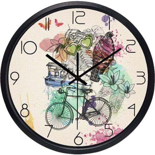 Modern Home Decoration Watch Wall Warranty 10 Years Silent Large Decorative Wall Clock Modern Design For Living Room Wall Decor