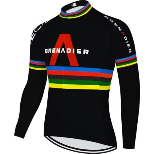 Ineos cycling jersey Long Sleeve men Bike jersey maillot ciclismo 01