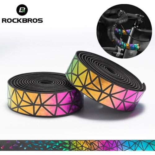 ROCKBROS Cycling Handlebar MTB Road Grip Tape 2.3MM Thickened PU Eva Anti-slip Wear-resistant Shockproof Tape Bike Accessories