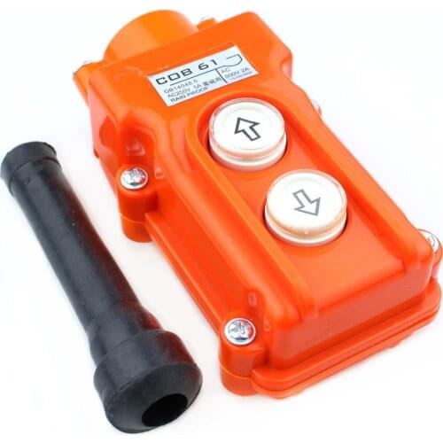 Water Proof Hoist Crane Pendant Up Down Station Pushbutton Switch COB-61