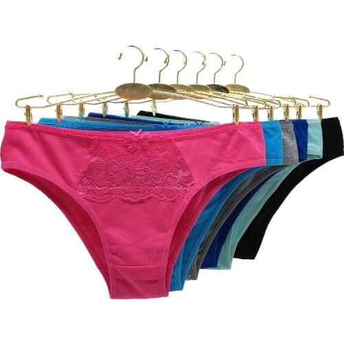 Wholesale Ladies Underwear Cotton Women Panties for Business Mix Colors Size M L XL Brief Intimate