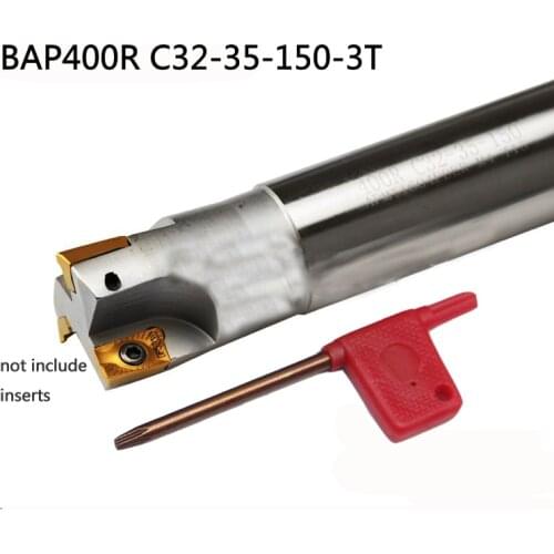 1pc BAP 400R C32 35 150 3T Lathe Milling Cutter Holder Square Shoulder Roughing Process 90 degree face mill for APMT1604