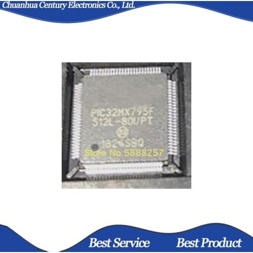 1 Pcs/Lot PIC32MX795F512L-80I/PT TQFP100 New and Original In Stock