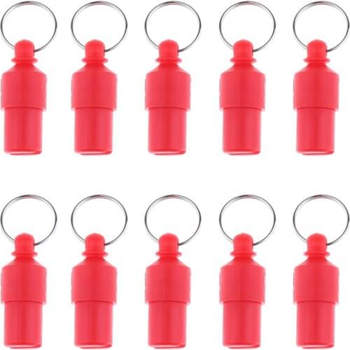 10Pcs Anti-Dogs Dog Cat Name Address Label Tag Barrel Storage Tube Pet ID Tags