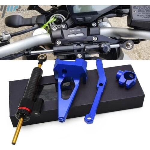 For YAMAHA MT 09 MT09 MT-09 FZ09 FZ 09 2013-2016 Motorcycle Accessories Steering Stabilize Damper Bracket Mount Damper Steering