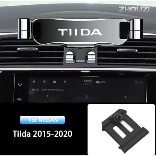Car Mobile Phone Holder Special Mounts Stand GPS Gravity Navigation Bracket For Nissan Tiida C13 2015-2020 Car Accessories