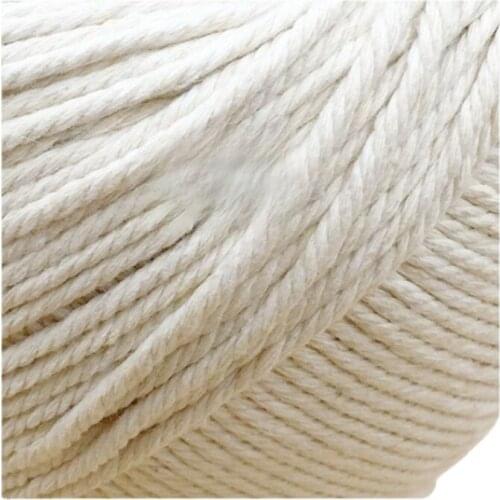 White Simple Practical Durable Cotton Rope For Food Packing Hand Mending Clothes Material