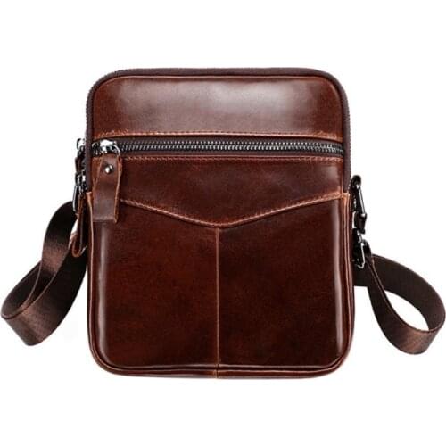Brand Mens Crossbody Shoulder Bags High Quality Tote Fashion Business Man Messenger Bag Male Flap Bag Leather Bags