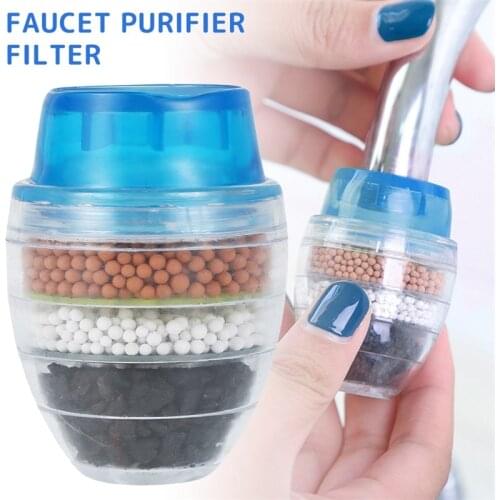 Household Kitchen Home Faucet Tap Water Filter Clean Filter Purifier Filtration Cartridge 21-23mm Activated Carbon Water Filter