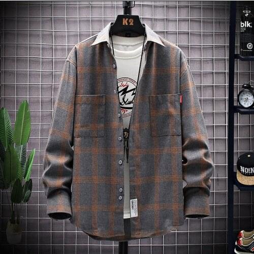 Мужские клечатые рубашки JUNSRM China At AliExpress