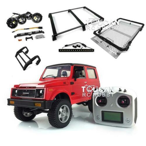 Capo Assembled RC Model Crawler Car 1/6 RC SIXER1 Samurai Jimny Motor ESC Roof Light THZH0555-SMT2