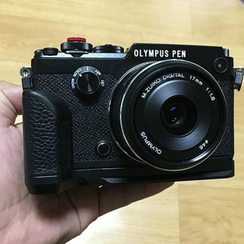 Meike MK-ECG4 New Vertical Shoot Camera L type metal Bracket Hand Grip Holder for Olympus Pen-f
