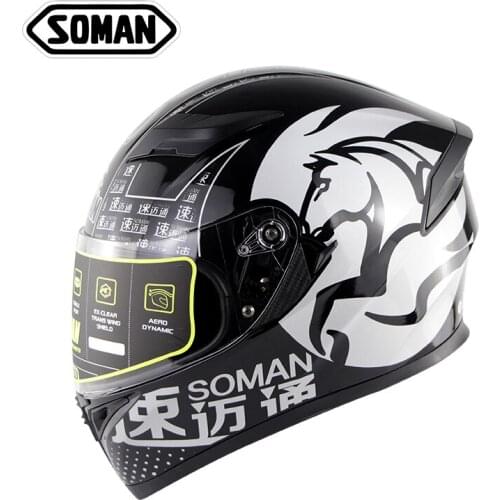 Original Double Lens Coat Helm Motorcycle flip up Helmet motor motocross Racing Helmet